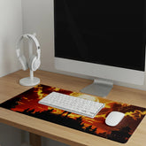 Demon Fox Desk Mat | Anime Gaming Desk Mat